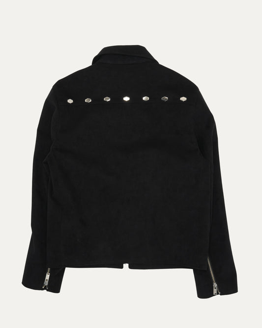 Faux Suede Studded Jacket