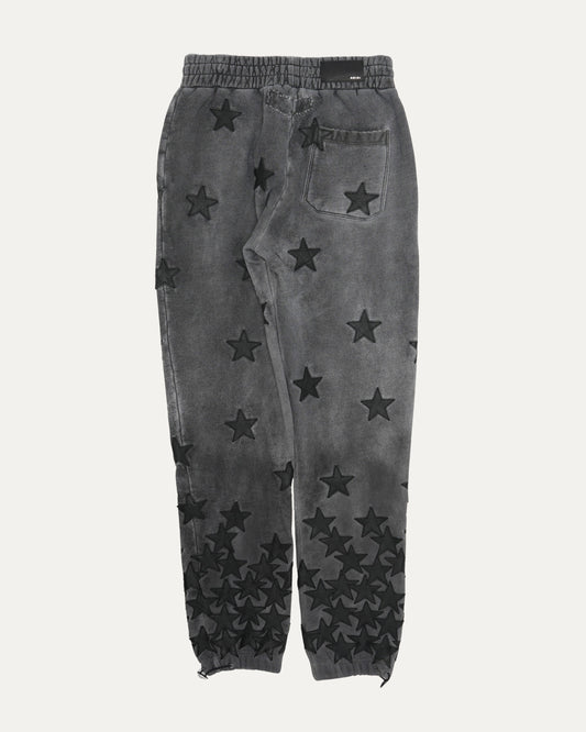 Chemist Leather Star Patch Sweatpants