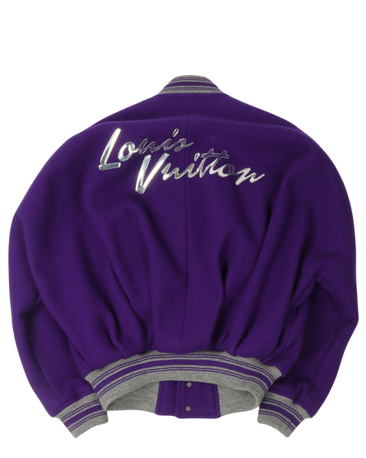 Asia Exclusive FW19 Wool Padded Embellished Varsity Jacket