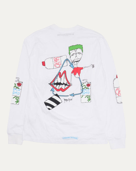 Matty Boy Retro Cycle Long Sleeve Pocket T-Shirt