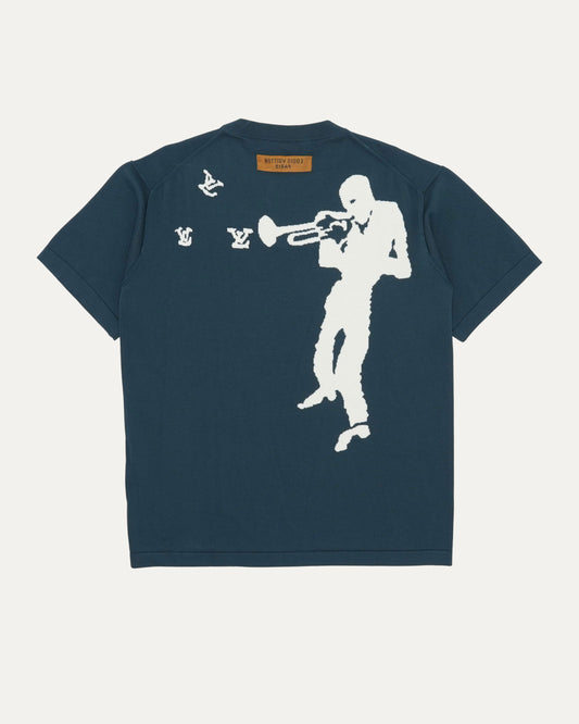 Intarsia Jazz Player T-Shirt