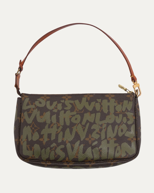 Sprouse Monogram Graffiti Pochette Bag