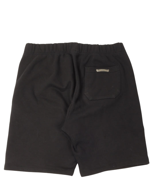 Paper Jam Cemetery Cross Patch Sweatshorts