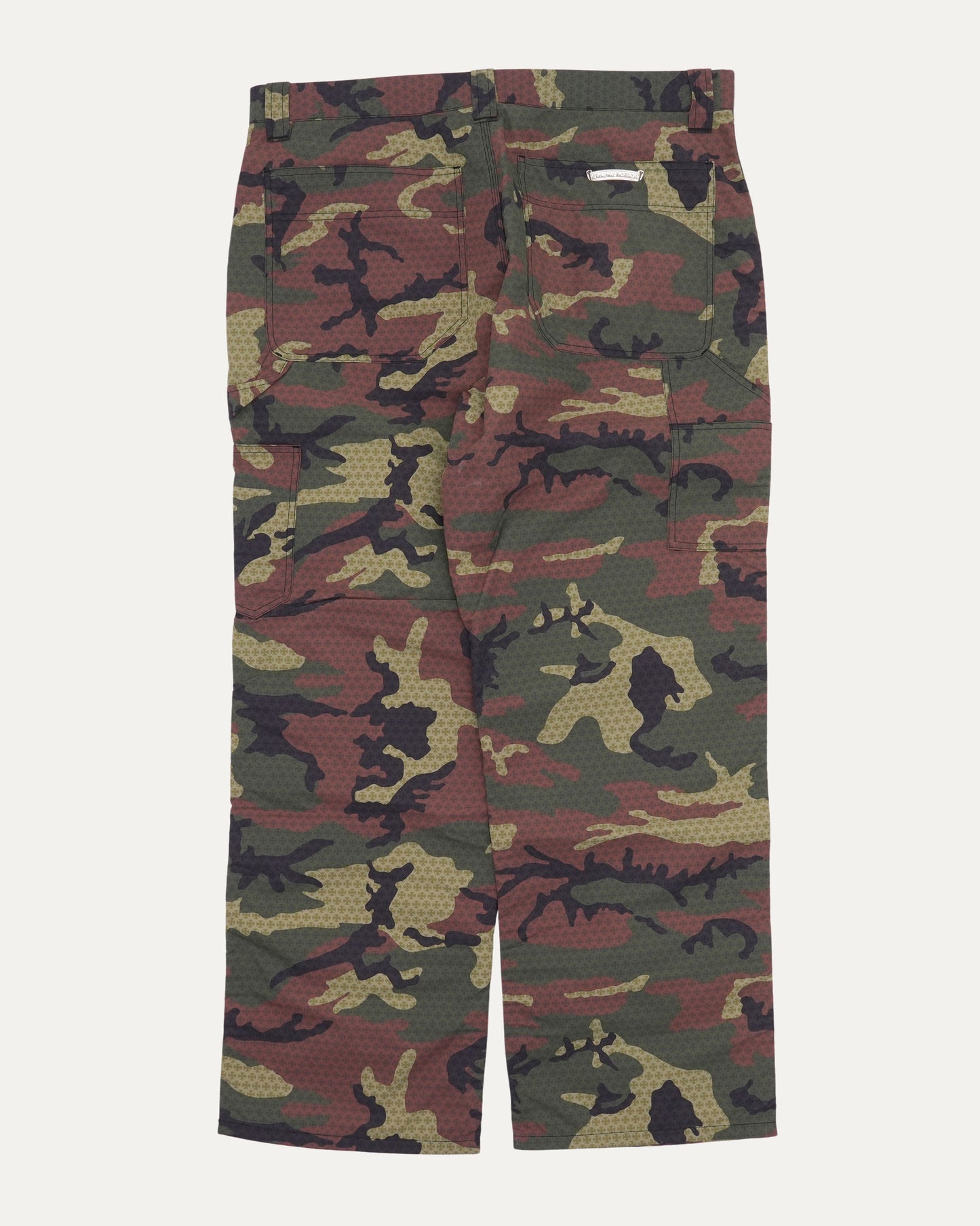 Camouflage Nylon Double Knee Pants