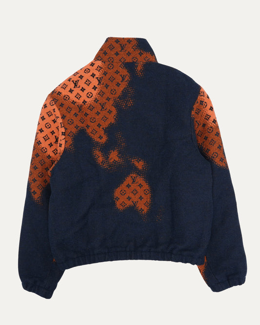 Bonfire Monogram Fleece Bouclette Blouson Jacket