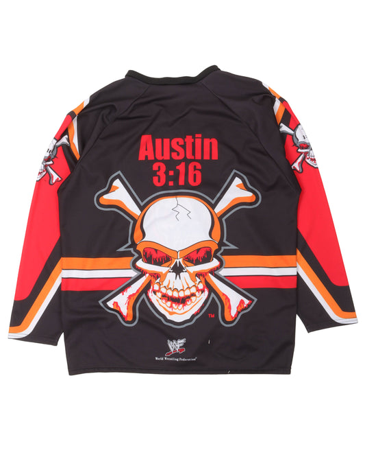 WWF Stone Cold Steve Austin Hockey Jersey