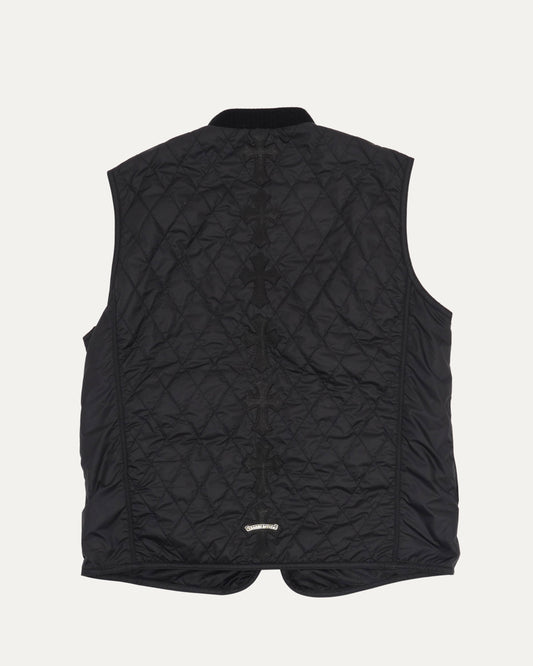 Cross Patch Quilted Vest