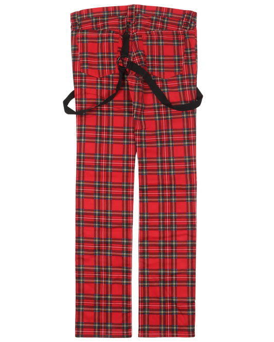 Plaid Bondage Pants