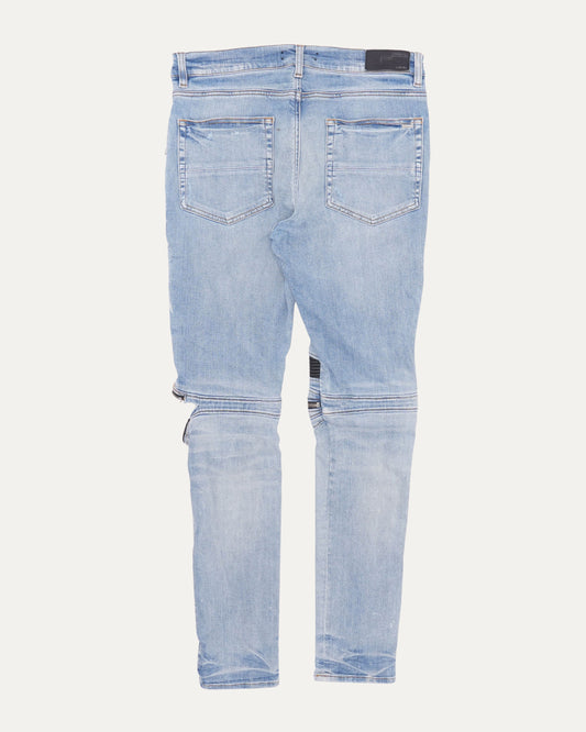 Leather Detail MX2 Jeans