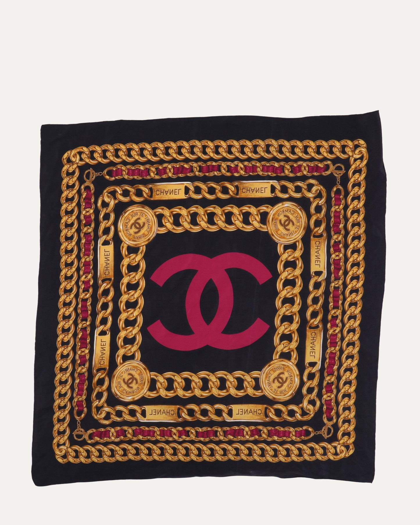 Silk Medallion Scarf