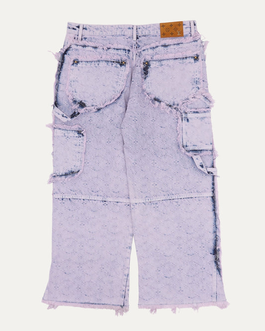 Over-dyed Double Knee Jeans