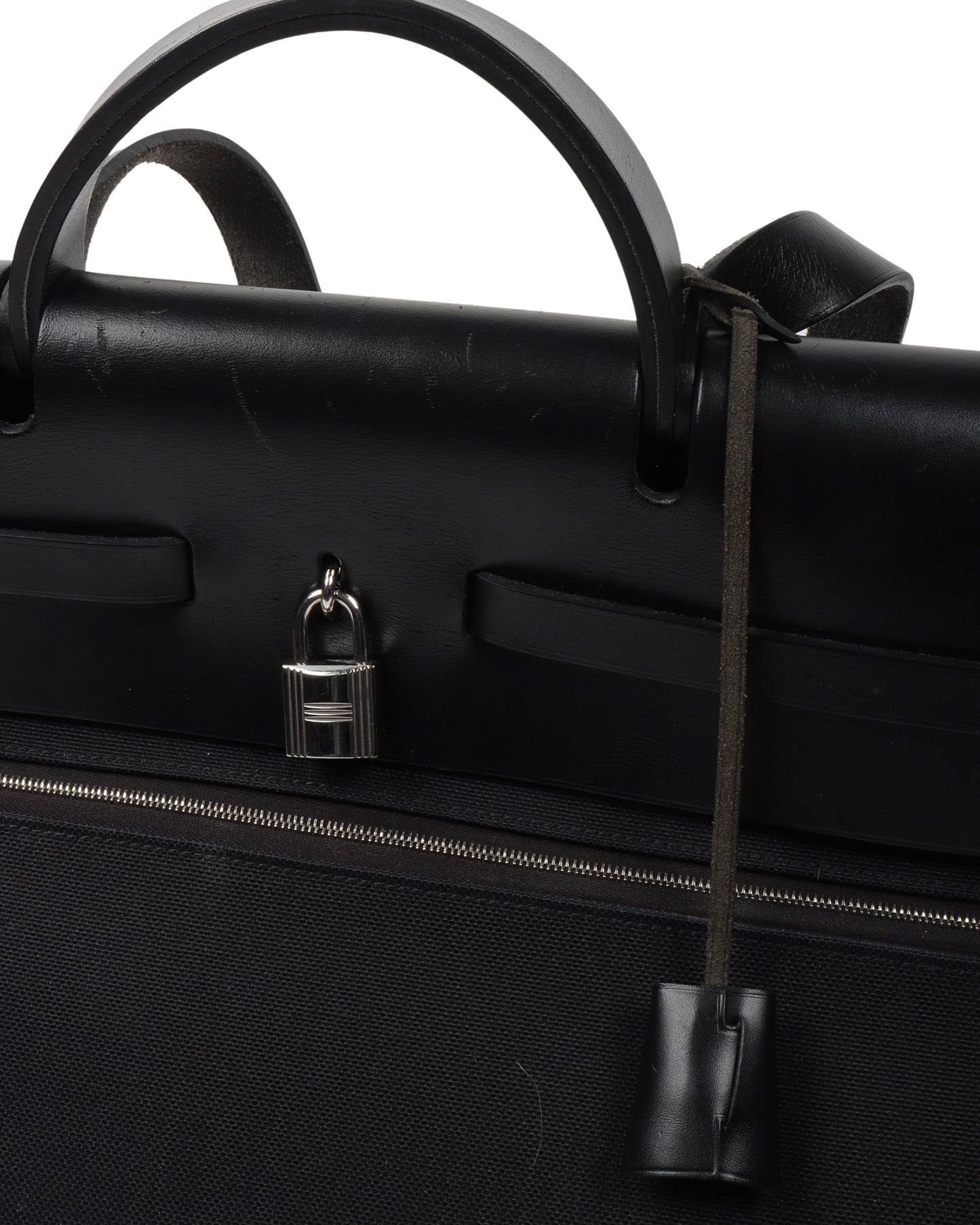 Black Vache Hunter and Toile Herbag Zip Cabine 50 Palladium Hardware