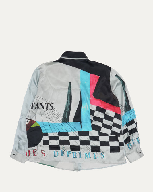 Silk Graphic Shirt