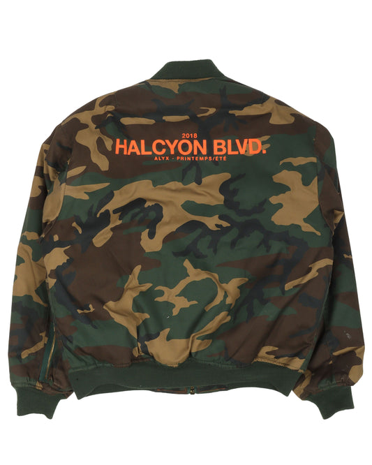 Camouflage Bomber Jacket