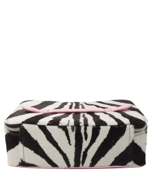 Leather & Pony Hair Jewelry Case