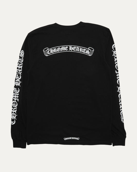 Scroll Logo Long Sleeve Pocket T-Shirt