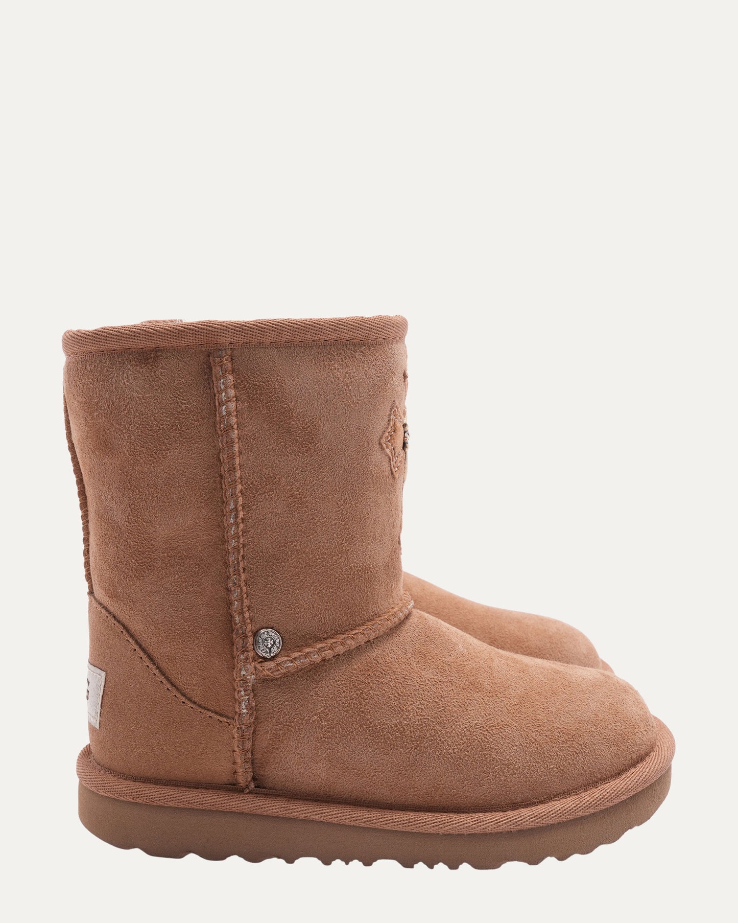 Silver Embellished Cross Patch Children's Uggs Boots