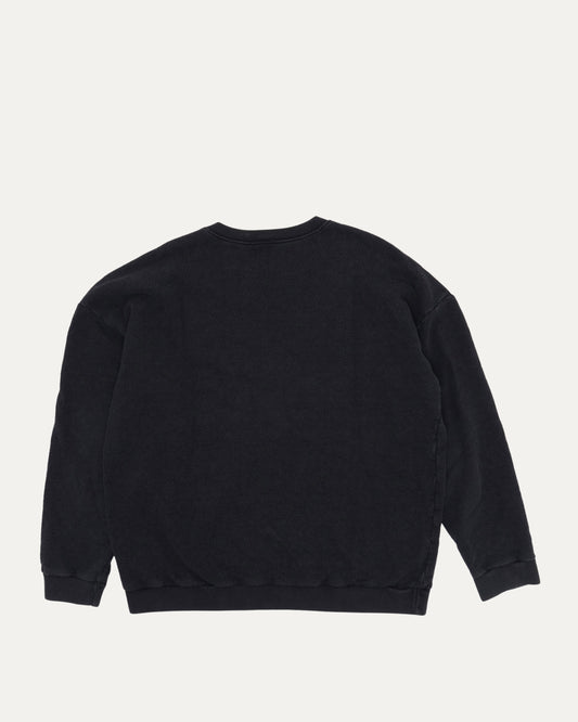 Jacquard Monogram Vertical Logo Crewneck Sweatshirt