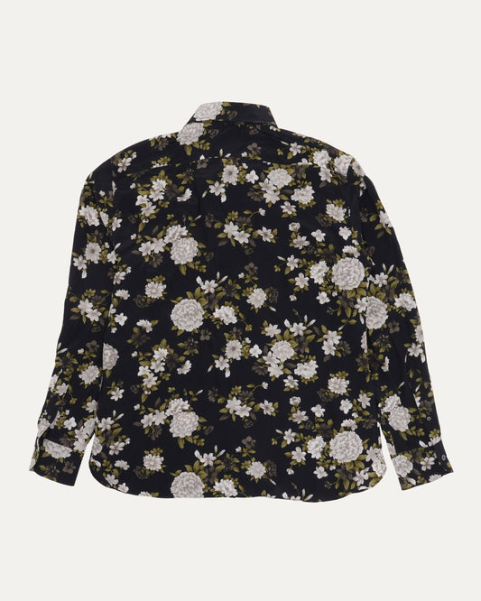 Floral Print Silk Shirt