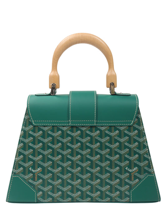 Saigon MM Wood Handle Bag w/ Shoulder Strap