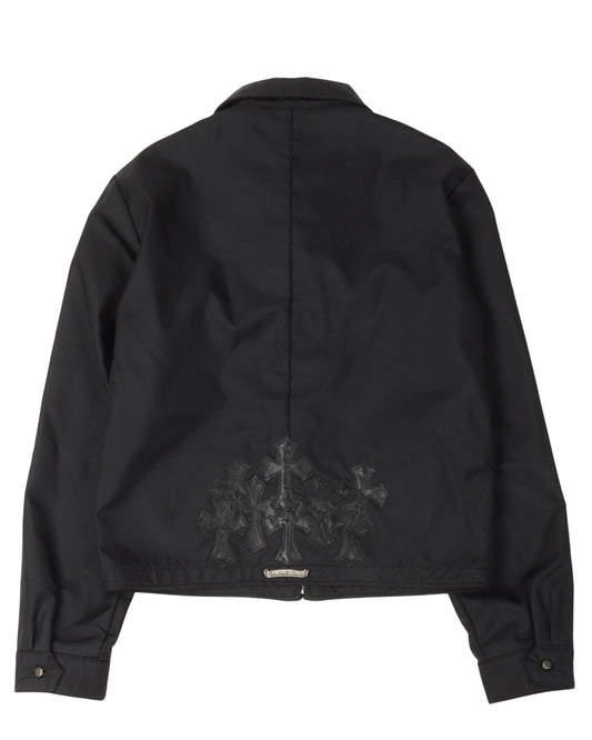 Cemetery Cross Nylon Trucker Jacket