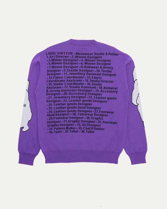 Studio Jacquard Crewneck