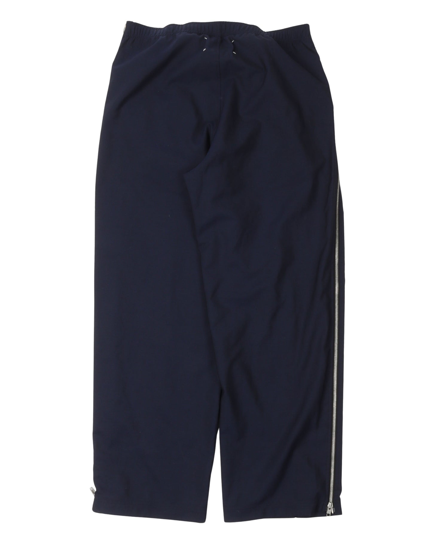 Zipper Pleated Trousers