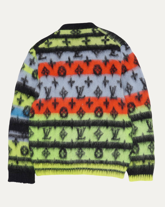 Monogram Mohair Cardigan Sweater