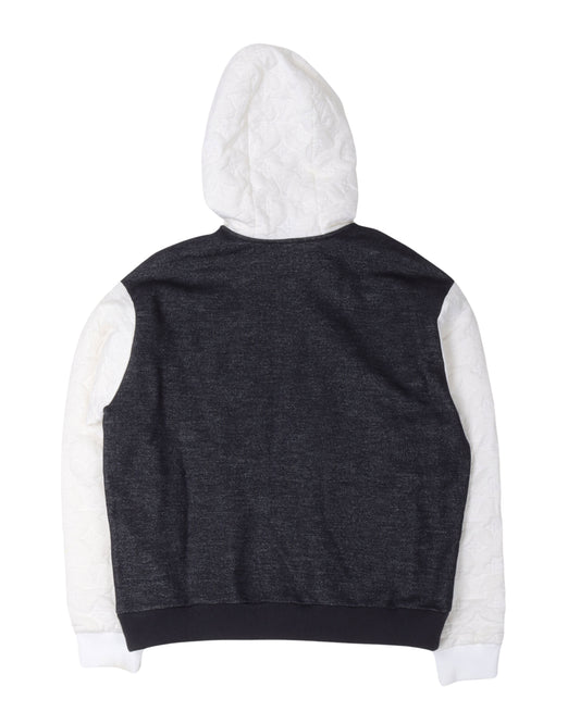 Monogram Zip Up Hooded Jacket