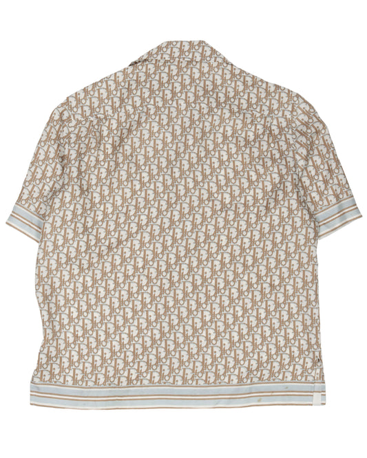 Oblique Monogram Short Sleeve Shirt