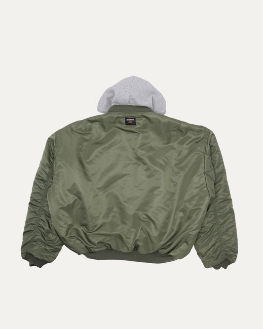 Alpha Industries Hooded Emoji Bomber Jacket