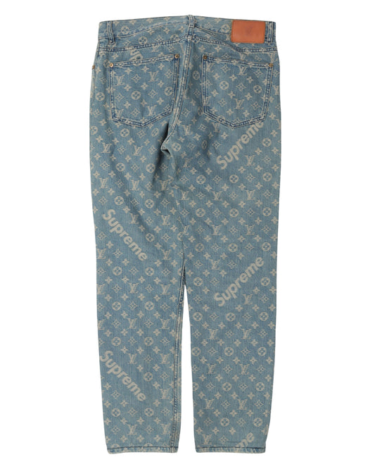 Supreme Monogram Denim Jeans