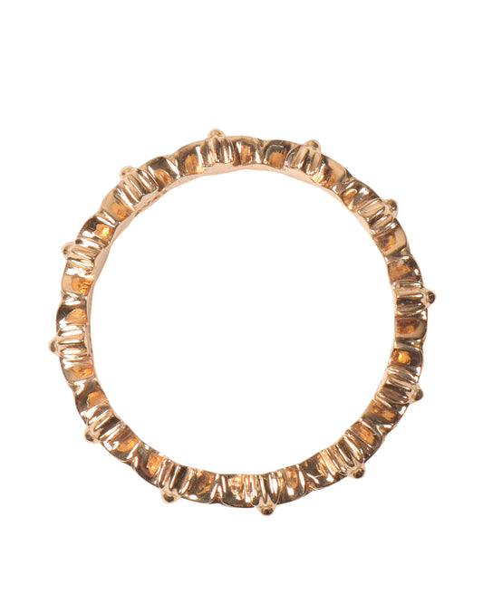 22k Gold Tiny E Plus Cross Ring