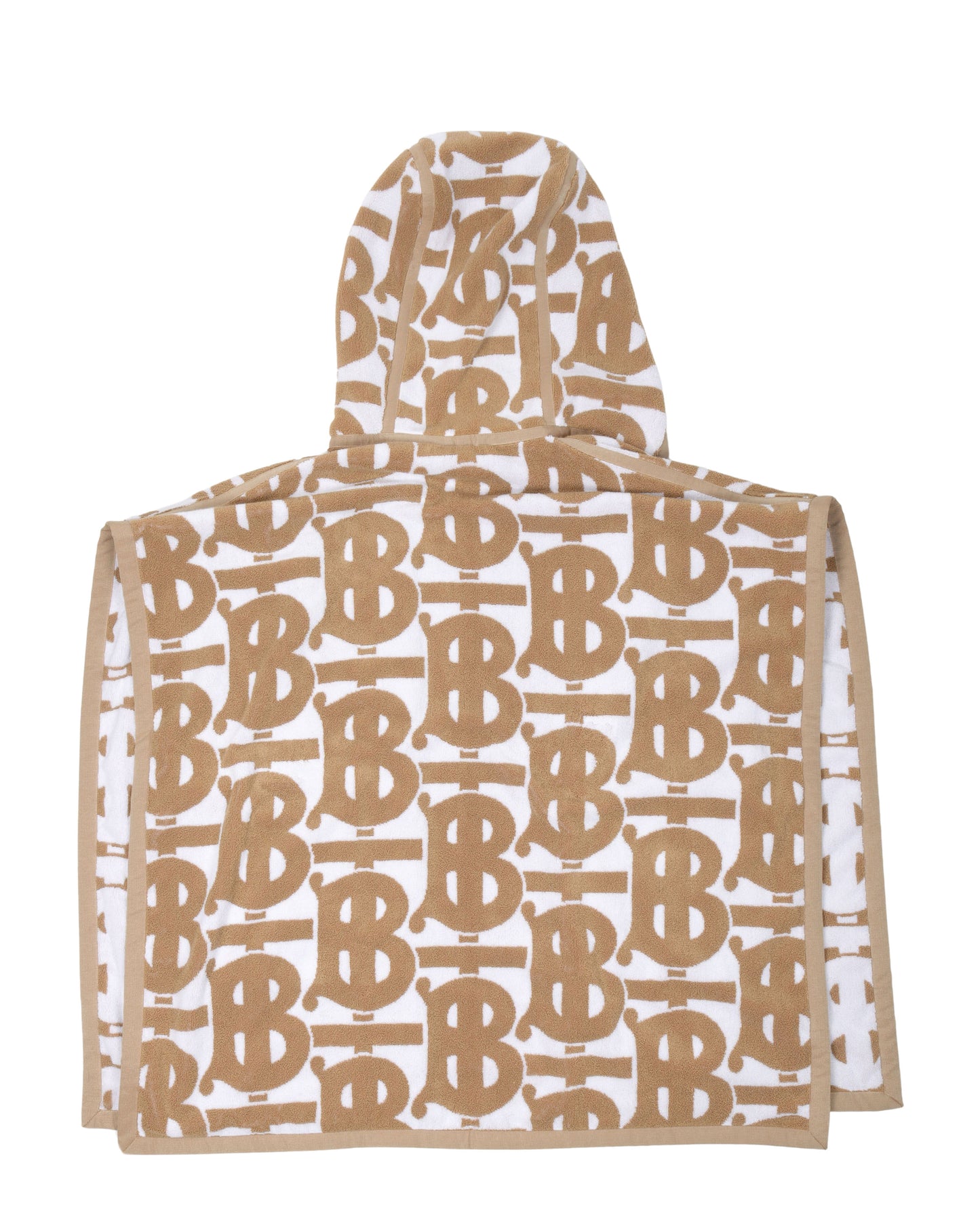 Terry Cloth Monogram Poncho
