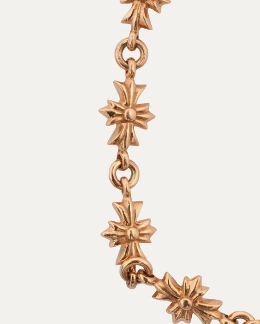 Gold Tiny E Bracelet