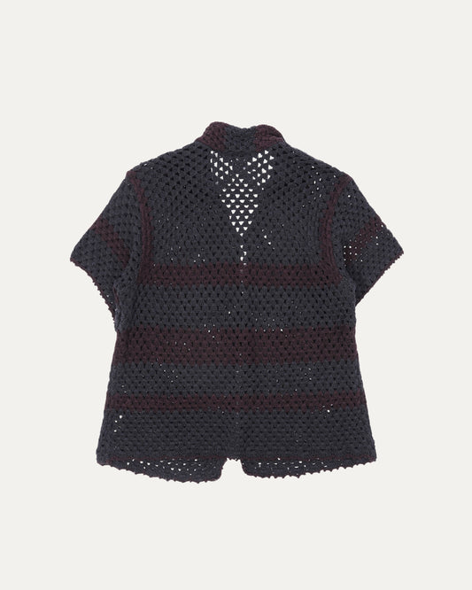 Overdyed Crochet Shirt