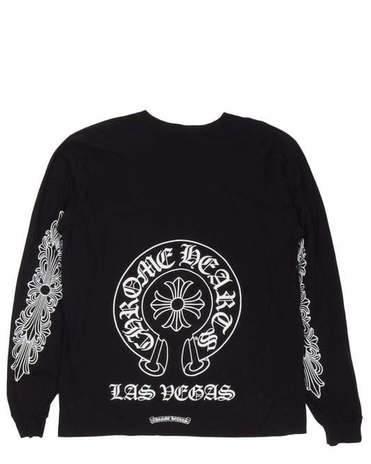 Las Vegas Horseshoe Logo Long Sleeve T-Shirt