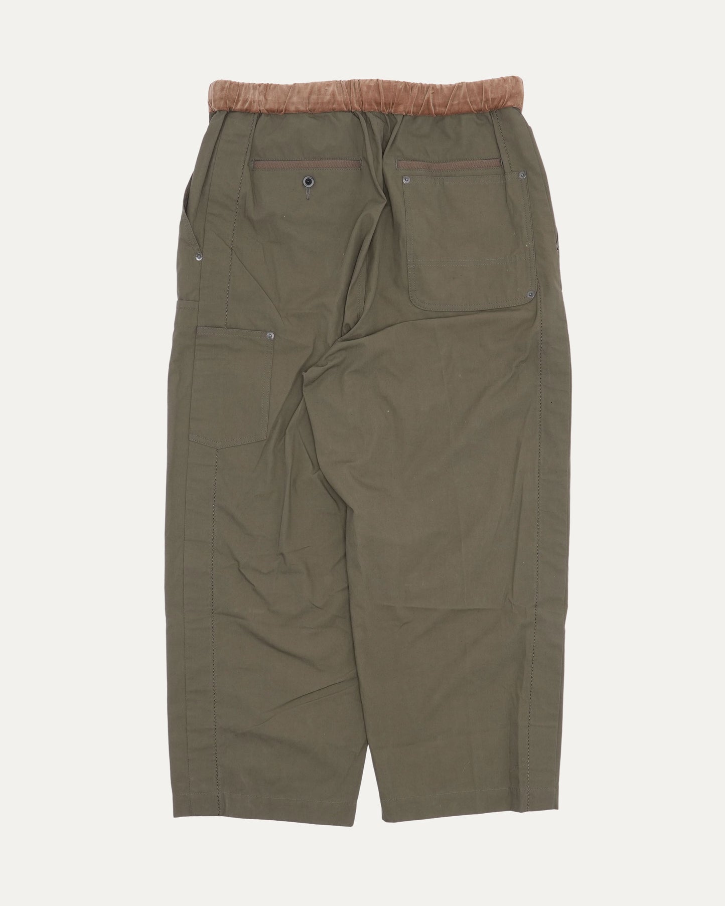 Belted Double Knee Pants