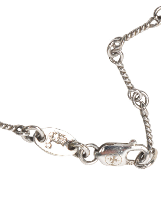 18k White Gold Twist Chain