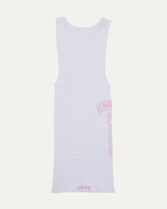 T-Bar Logo Ribbed Tank Top