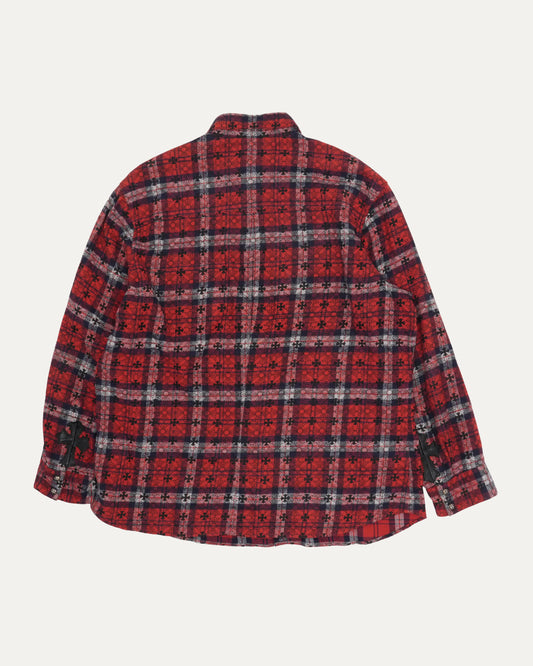 Cross Patch Loose Ends Flannel Shirt