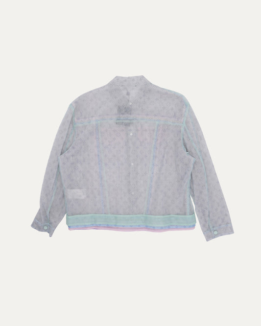 Multicolor Monogram Tulle Trucker Jacket