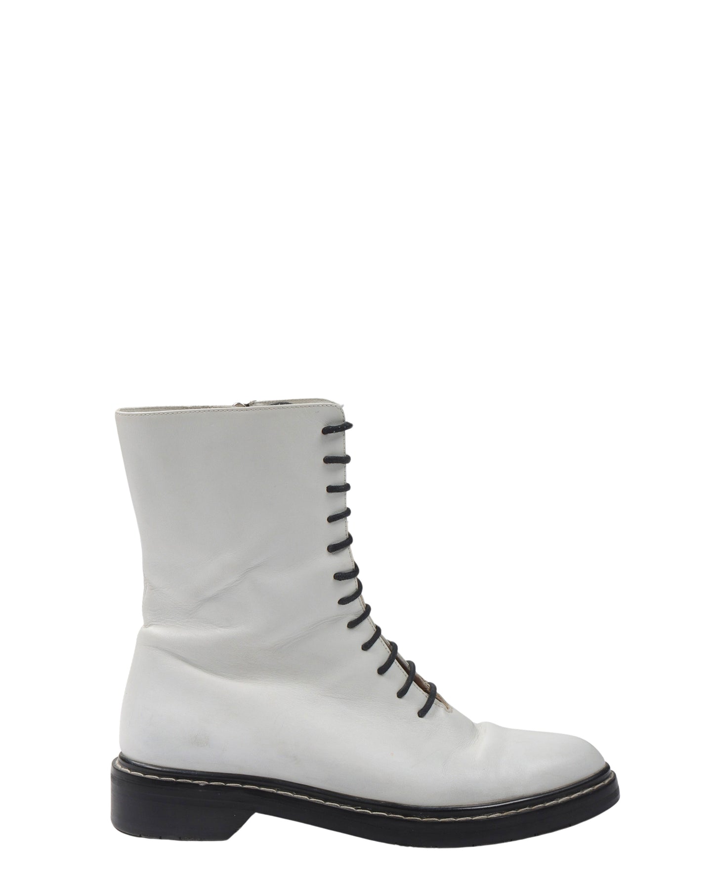 Leather Combat Boots