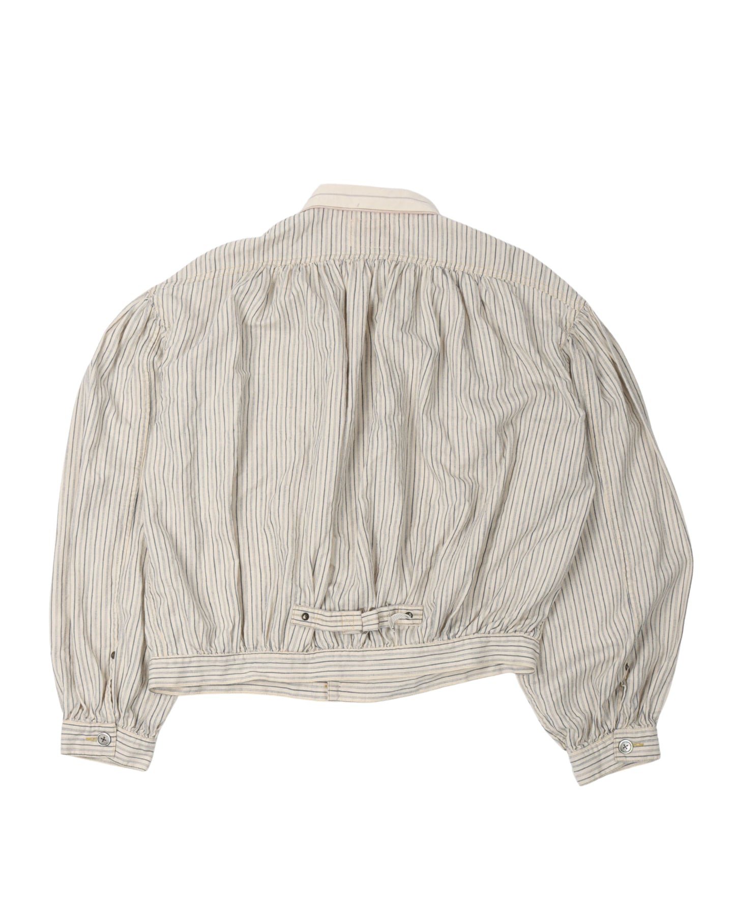Twill Stripe Gypsy Blouse