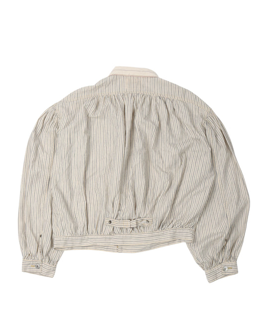 Twill Stripe Gypsy Blouse