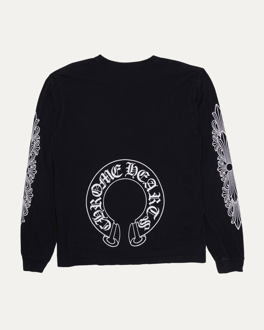 Horseshoe Logo Long Sleeve Pocket T-Shirt