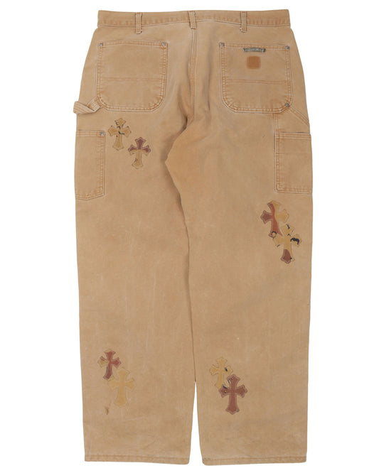 Sex Records Cross Patch Carpenter Pants