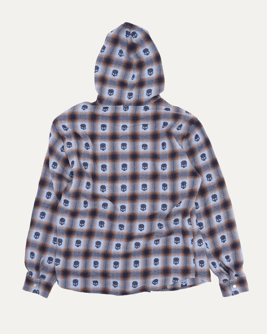 Number (N)Ine Hooded Flannel Shirt
