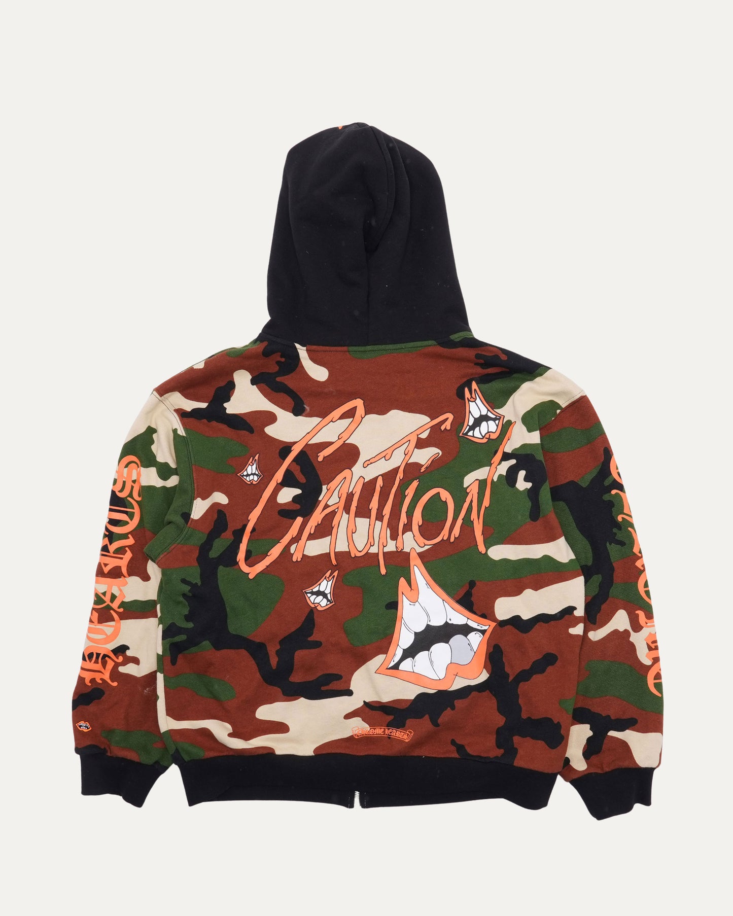 Matty Boy Caution Thermal Zip-Up Hoodie