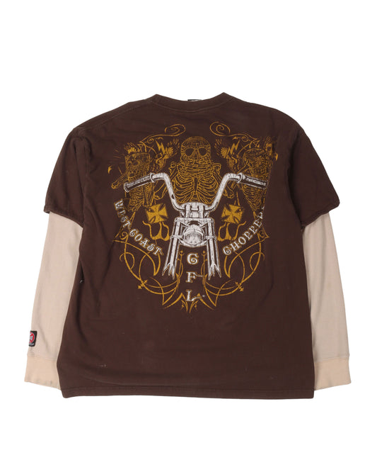 West Coast Choppers Double Layer Long Sleeve T-Shirt